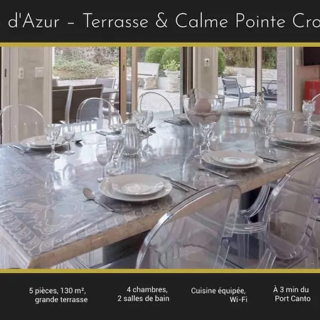 Jardin D'azur - Terrace, Calm & Croisette